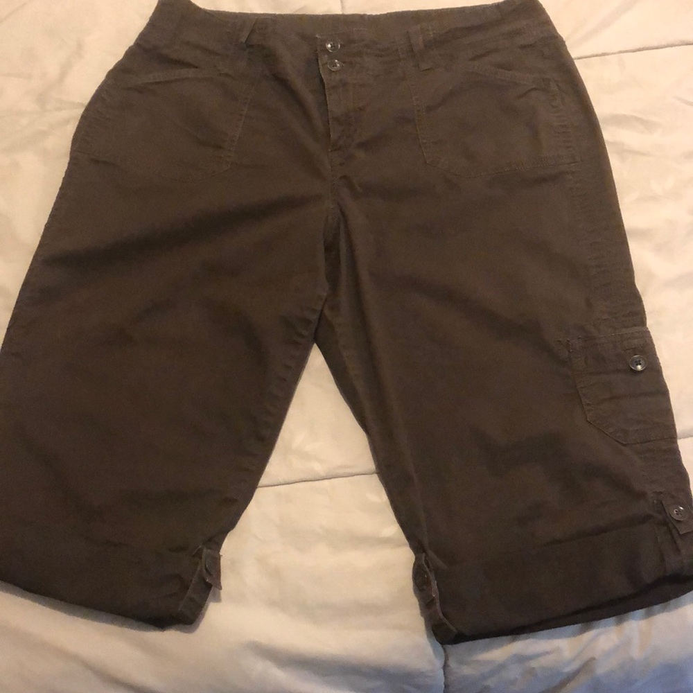 Size 16 Brown Capris